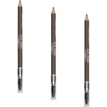 Fırçalı Yumuşak Uçlu Belirginleştirici Kahverengi Kaş Kalemi-Eyebrow Expert Powdery Liner 103 Brown (3 Paketi)