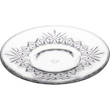 Paşabahçe Timeless Çay Tabağı(6 Adet) Şeffaf