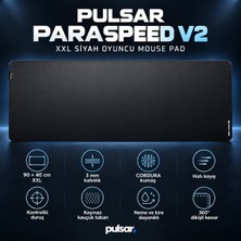 Pulsar Paraspeed V2 90×40 3mm Xxl Siyah Mouse Pad (PMP12XXLB)