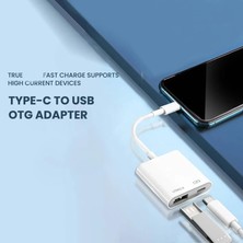 Str Store Type-C To USB 3.0 Konvertör iPhone 16 Serisi Uyumlu Samsung Xiaomi Huawei Uyumlu Çevirici Flash Disk USB Bellek Kullanak Için ZR570