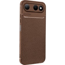 Uryport Tecno Spark 50 5g Auto Focus Karbon Kapak - Kahverengi