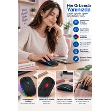 Str Store Ince Ergonomik Tasarım 2.4g Kablosuz LED Mouse