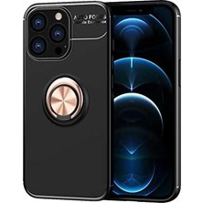 Pro Max Kılıf Siyah-Siyah Draco Yüzüklü Silikon Orijinal Esnek Ince Geliştirilmiş Dayanıklı Darbe Karşıtı Koruyucu Yeni Nesil Tasarım 13 Pro Max Siyah-Siyah