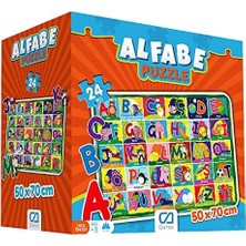 Alfabe Yer Puzzle 50X70 cm