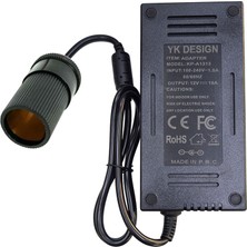 Keepro Iceco K Serisi Için 220V'DAN 12V 15A 180W Araç Çakmak Adaptörü