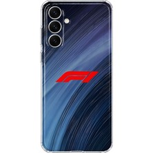 Mobilpad Samsung Galaxy A57 Uyumlu Formula Desenli Şeffaf Telefon Kılıfı