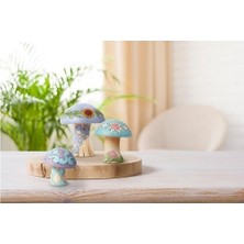 SBN - Store Jim Shore Heartwood 's Meadow Mushrooms Minyatür Heykelcik Seti, 6,5 Cm, Çok Renkli