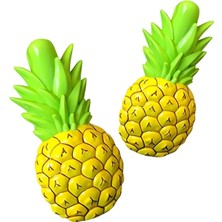 SBN - Store Ananas Şeklinde Plaj Havlusu Mandal Klipsi, Sarı-Yeşil, Rüzgar Dayanıklı, Güçlü Tutuşlu, 2'li Set