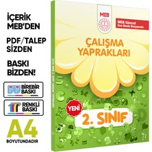 Karakutu Yayınları MEB İlkokul 2.Sınıf Çalışma Yaprakları TÜM DERSLER Etkinlikli Eğlenceli S. Bankası BASKI ÜCRETİ