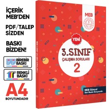 Karakutu Yayınları MEB İlkokul 3.Sınıf Çalışma Soruları 2 Tüm Dersler Kazanım Pekiştirme Kitabı BASKI ÜCRETİ