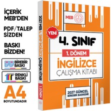 Karakutu Yayınları 2027 MEB ÖDM İlkokul 4.Sınıf İNGİLİZCE 1.DÖNEM Çalışma Kitabı Alıştırmalı/Soru Bankası BASKI ÜCRETİ