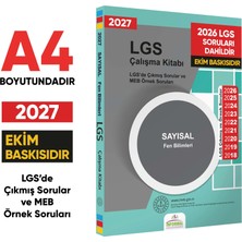Karakutu Yayınları 2027 LGS 8.Sınıf Çıkmış ve MEB Örnek Soruları Fen Bilimleri Sayısal Çalışma Kitabı A4 RENKLİ Baskı