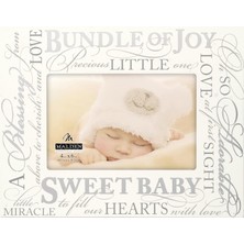 SBN - Store International Schild Gümüş Designs 4 x 6 Baby, Beyaz, 10,2 x 15,2 cm