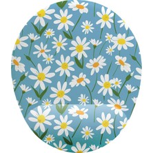 Papatya Desenli Bilek Destekli Mouse Pad