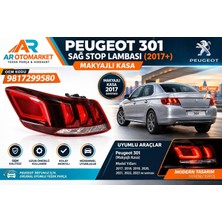 AR Otomarket Peugeot 301 Sağ Arka Stop Lambası Makyajlı Kasa (Duysuz) 2017-  9817299580