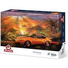 Die Grup Art Puzzle Sarı Porsche 1500 Parça Puzzle