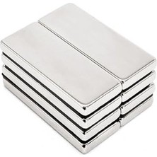 Die Grup Dikdörtgen Neodyum Mıknatıs Nadir Toprak Paslanmaz 50X20X5 mm