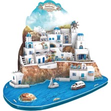 Cubicfun 3D Puzzle MC195H Santorini Adasi Yunanistan 1