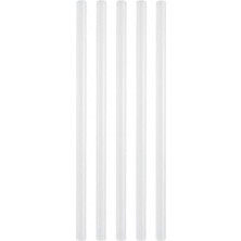 Die Grup Şeffaf Silikon Çubuk, 30 Cm, 11 mm Kalınlık, 5'li Paket