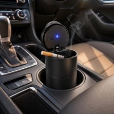 Odea Hepu Hp-77 Oto Araç Içi Mavi LED Işıklı Küllük Araba Kül Tablası