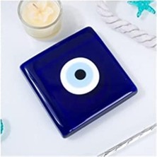 Die Grup Kalın Cam Nazar Boncuğu, 10X10CM Gider Kapağı Kolu Koruyucu