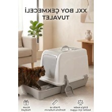Die Grup Xxl Boy Çekmeceli Kedi Tuvaleti, 47X55X39,5 cm