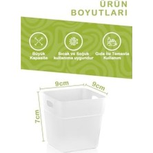 SBN - Store Life 6 Adet Şeffaf Buzdolabı Kapak Içi Düzenleyici ve Banyo Organizer, Çok Amaçlı Mutfak Çekmece Düzenleyici Seti, MIT1103