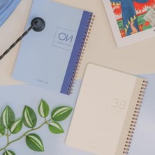 Die Grup A5 Spiralli Karton Kapaklı Kareli Defter, 80 Yaprak, 2'li Set