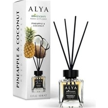 SBN - Store Alya 's Scents Pineapple & Coconut Bambu Çubuklu Oda Kokusu- Ananas & Hindistan Cevizi Kokusu