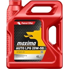 Die Grup Maxima Lpg 20W - 50 Motor Yağı 4 L