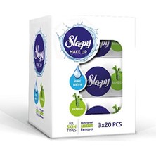 Die Grup Sleepy Makyaj Temizleme Mendili Bamboo 3X20 Adet
