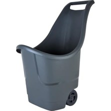 Die Grup Tekerlekli 50 Litre Çok Amaçlı Plastik Bahçe Arabası, Evinizin Atölyesi