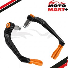 Motomart+ Benelli TRK502 Karbon Desenli Manet Koruma Turuncu MKTR0479