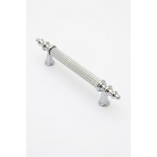 Orret Home 6 Adet Dekoratif Metal Dolap Kulpu Çekmece Kulpu Mobilya Kulpu Vintage Kulp Seti Şık Tasarım Dolap Sapı Çekmece Sapı Kapak Kulpu (Gümüş, 140 Mm)