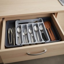 Die Grup Çift Taraflı Açılır Çekmece Içi Kaşıklık ve Organizer, 31 cm Kapalı, 52 cm Açık