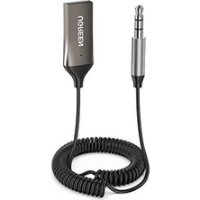 Die Grup Mikrofonlu Aux Bluetooth 5.3 Alıcı Adaptör Araç Kiti