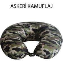 Viscofoam Colorful Ortopedik Seyahat Yastığı Visco Boyun Destekli Seyahat Yastığı - Kamuflaj / Ergo Travel