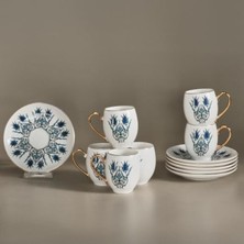 Die Grup Karaca Iznik 6 Kişilik Kahve Fincanı