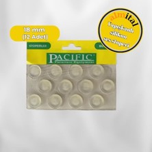 Die Grup Pacıfıc Okyanus Yapışkanlı Silikon Ses Stoperi, 18MM 5'li Paket