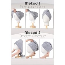 SBN - Store Mikrofiber Saç Havlusu Süper Emici Hızlı Kuruyan Türban Saç Havlusu Şapkası – Uzun Kıvırcık Kalın Saçlar Için Duş Saç Kurutma Havlusu, Plaj Havuz Bany