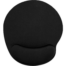 Die Grup Ergonomik Bilek Destekli Mouse Pad, Kaymaz Taban, Siyah