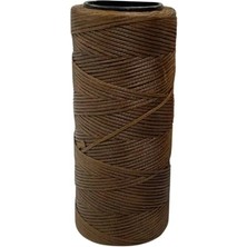 Die Grup Deri El Dikişi Için Mumlu Iplik 1 mm 100MT 1 Adet(Leathercraft, Deri Hobi) (Kahverengi 07)