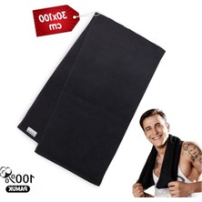 Die Grup Pamuklu Sporcu Havlusu, 30X100 Cm, Fitness ve Koşu Için
