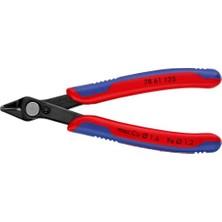 Die Grup Elektronik Süper Kesiciler, Yumuşak Teller ve Fiber Optik Kablolar Için Elektronik Çapraz Kesiciler, Paslanmaya Karşı Perdahlanmış, 125 mm 78 61 125