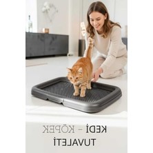 Die Grup Akıllı Kedi Köpek Tuvaleti, Beyaz Tek Ebat