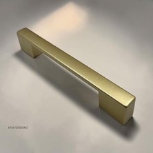 Die Grup 4 Delikli Metal Dolap Kulpu - 5 Adet, Altın Renk, Farklı Ölçüler