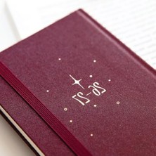 Die Grup Akademik Cep Ajanda, Bordo Renk 9X17 cm Ölçü ile Pratik