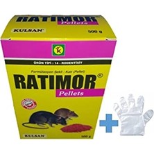 Die Grup Ratimor Pellets Hazır Fare Yemi 100 gr ve Uygulama Eldiveni