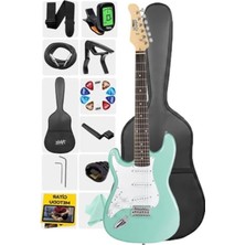Die Grup Maple Klavyeye Sahip Elektro Gitar Seti, Strat Kasa Tasarımı