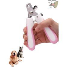 Die Grup Çelik Uçlu Pembe Kedi Köpek Büyük Tırnak Makası CIN314PM